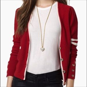 Juicy Couture Varsity Cardigan Sweater